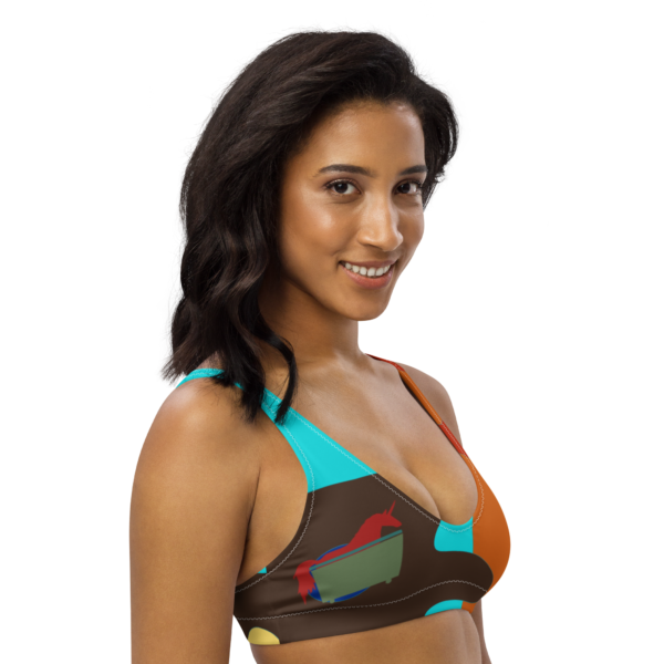 Recycled padded bikini top - Image 2